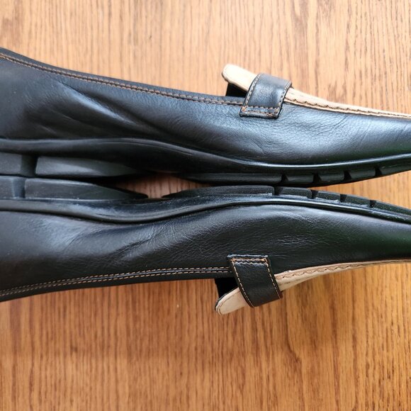 INGLEDEW'S BY RANGONI WONEN'S LEATHER LOAFERS SIZE 8.5 MADE IN ITALY - Picture 5 of 6